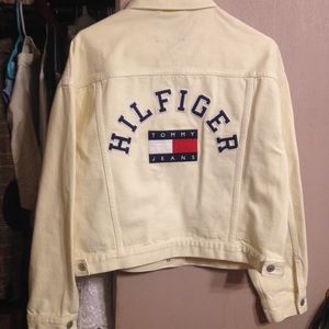 ⚡️FLASH SALE⚡️Tommy Hilfiger yellow Trucker Jacket